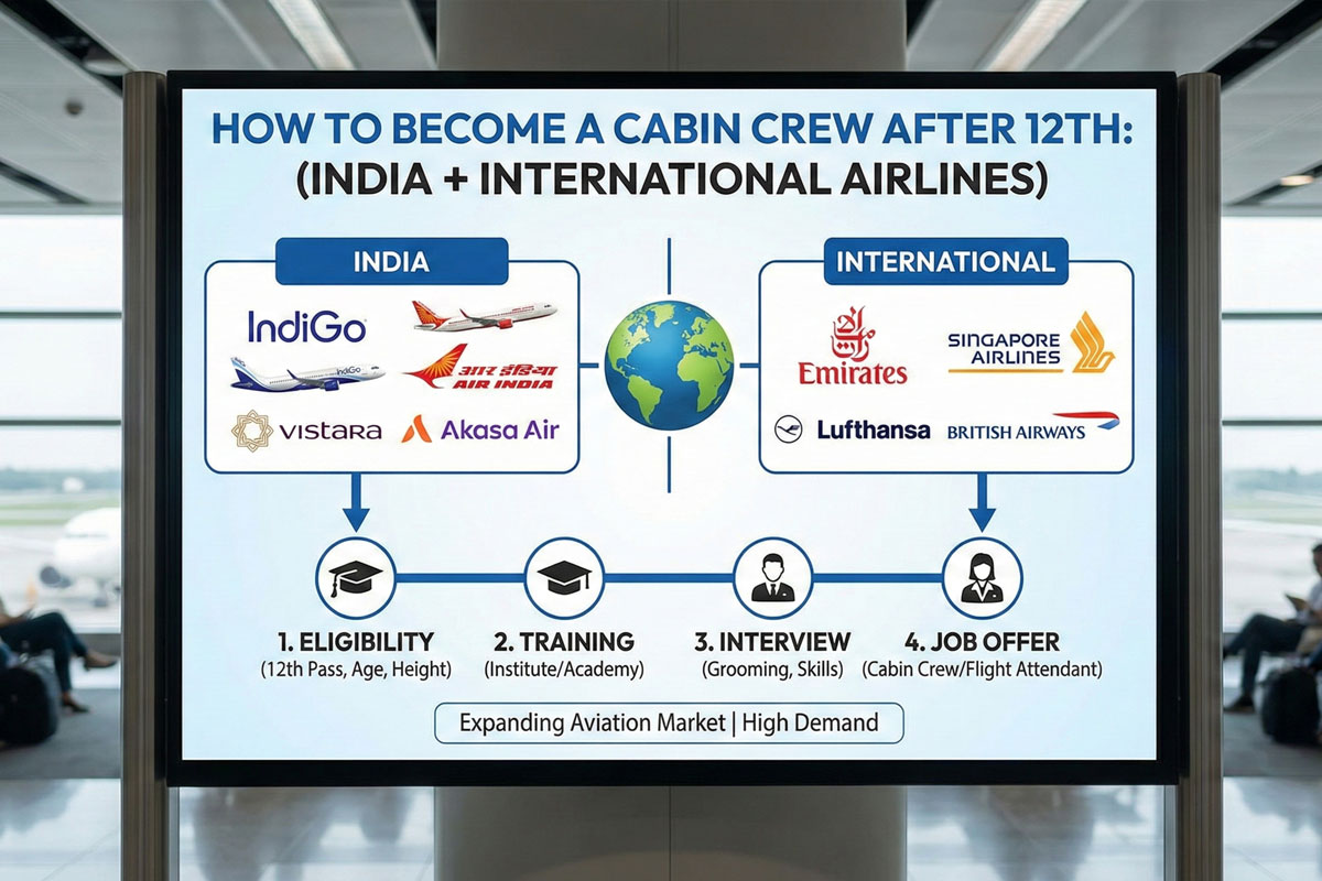 How to Become a Cabin Crew After 12th