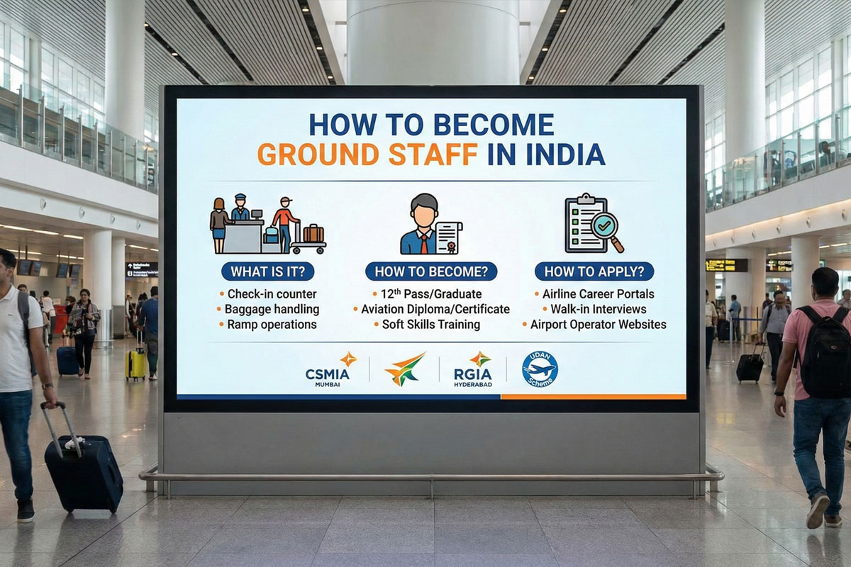 How to Become Ground Staff in India