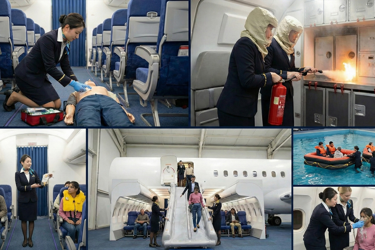 Inflight Emergency Air Hostess